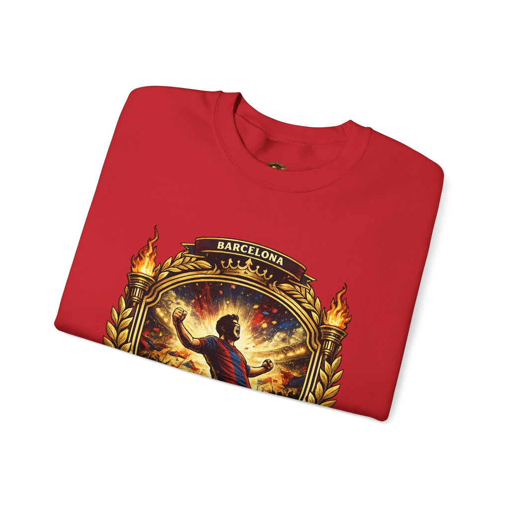 Crewneck Sweatshirt — "Shaping the Future" Barcelona Graphic