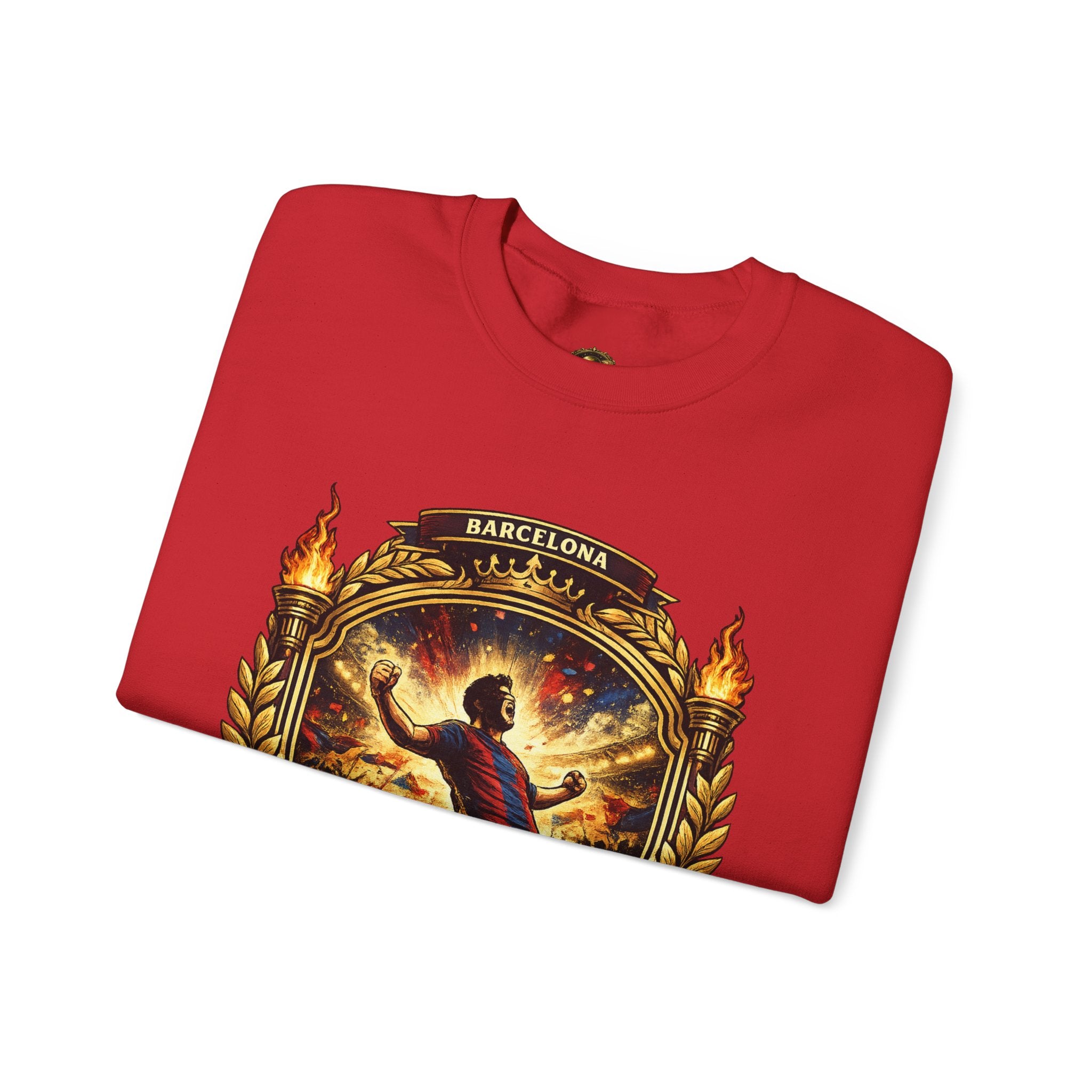Crewneck Sweatshirt — "Shaping the Future" Barcelona Graphic